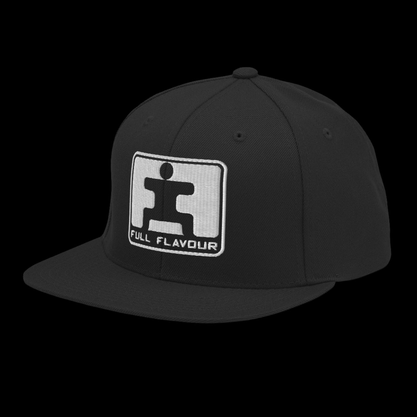 FULL FLAVOUR BLACK SNAPBACK