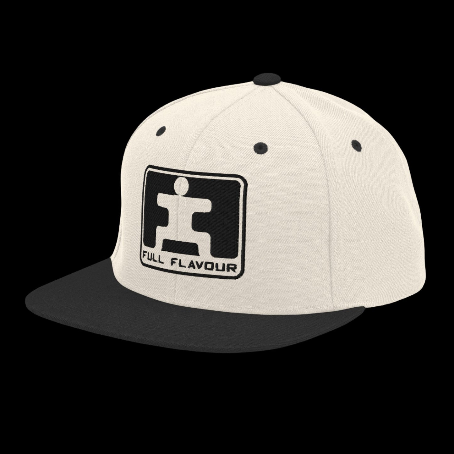 FULL FLAVOUR WHITE SNAPBACK